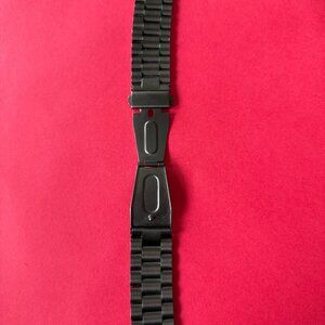 Black Apple Watch Band, Stainless Steel